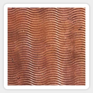 Copper wave Sticker